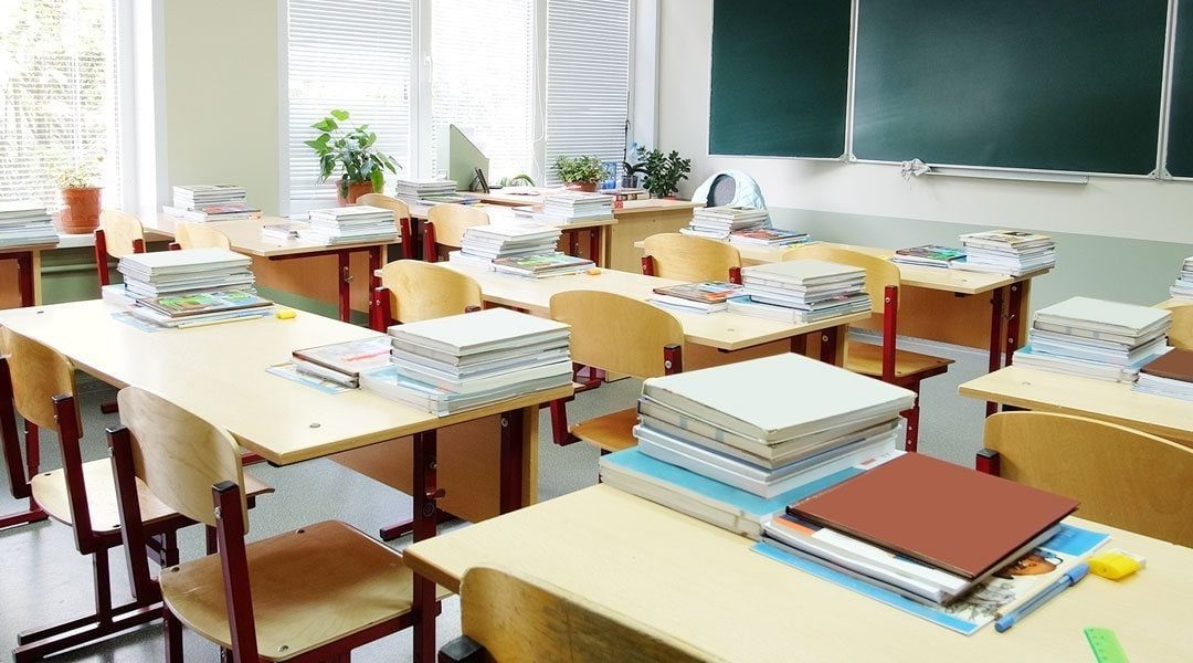 Clean, organized classroom