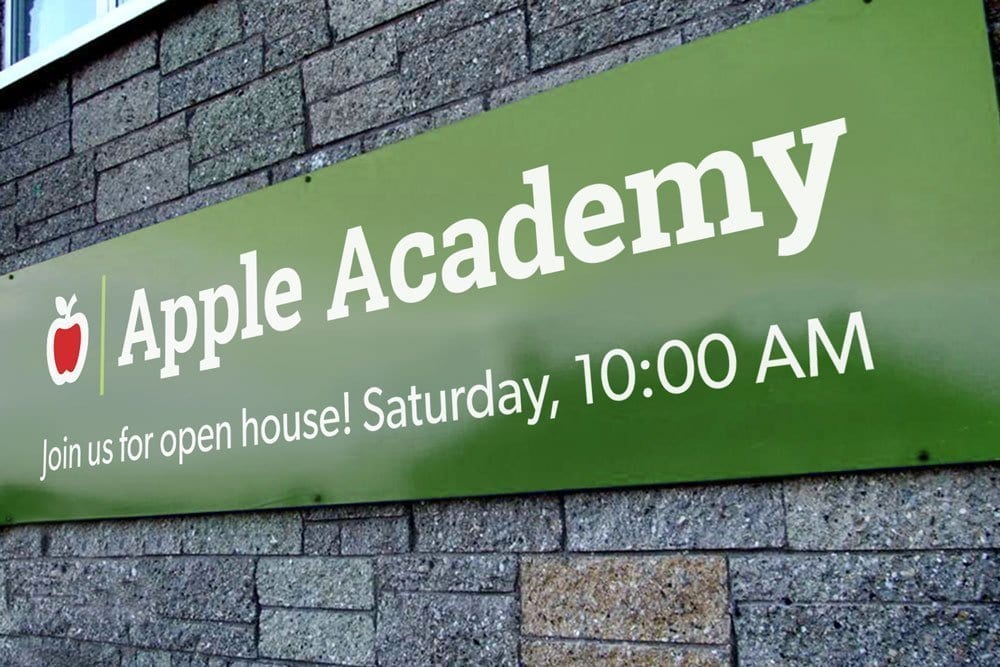 School open house banner