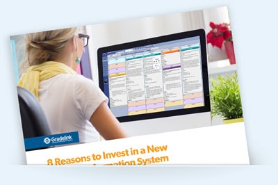 8 Reasons to Invest in a New Student Information System blue cover