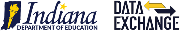 IndianaDOE_DataExchange Indiana DOE Data Exchange Logo