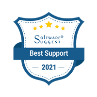 SoftwareSuggest Best Support 2021 Award