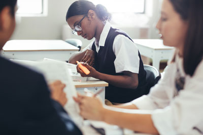  Not every classroom welcomes laptops 