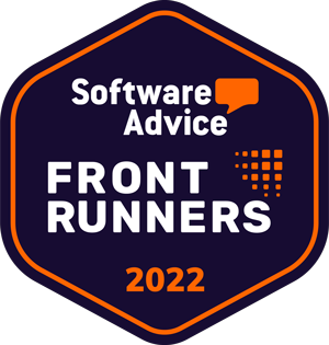 Software Advice Front Runners 2022 Badge
