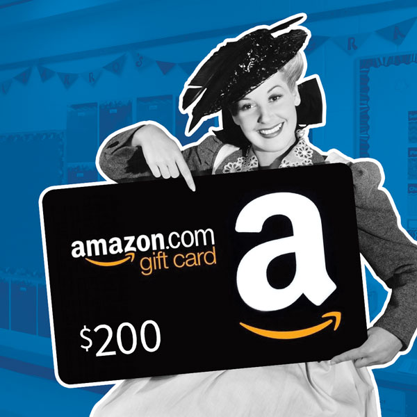 $200 Amazon Gift Card Lady
