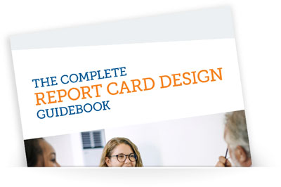 Report Card Design Guidebook Cover Slot