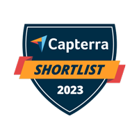 Capterra Shortlist 2023 Badge