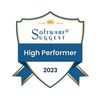 SoftwareSuggest High Performer 2023 Badge