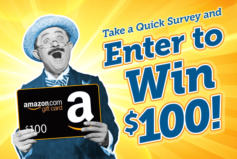 Survey: Enter to Win $100 Amazon Gift Card