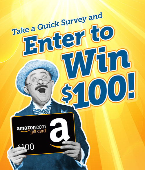 Survey: Enter to Win $100 Amazon Gift Card