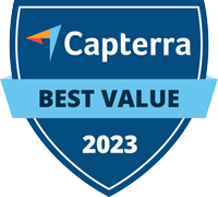 Capterra Best Value 2023 Badge