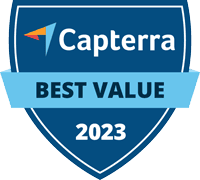 Capterra Best Value 2023 Badge