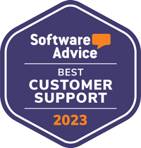 Software Advice Best Customer Support 2023 Badge