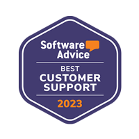 Software Advice Best Customer Support 2023 Badge